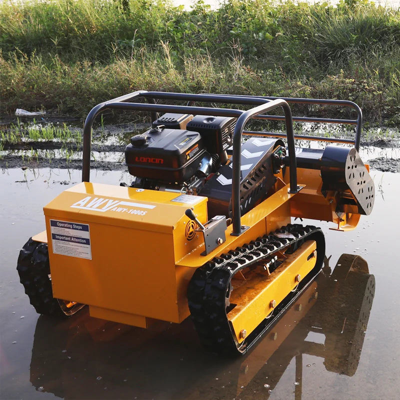 AIWEIYA Gasoline Remote Control Lawn Mower Robot Zero-Turn