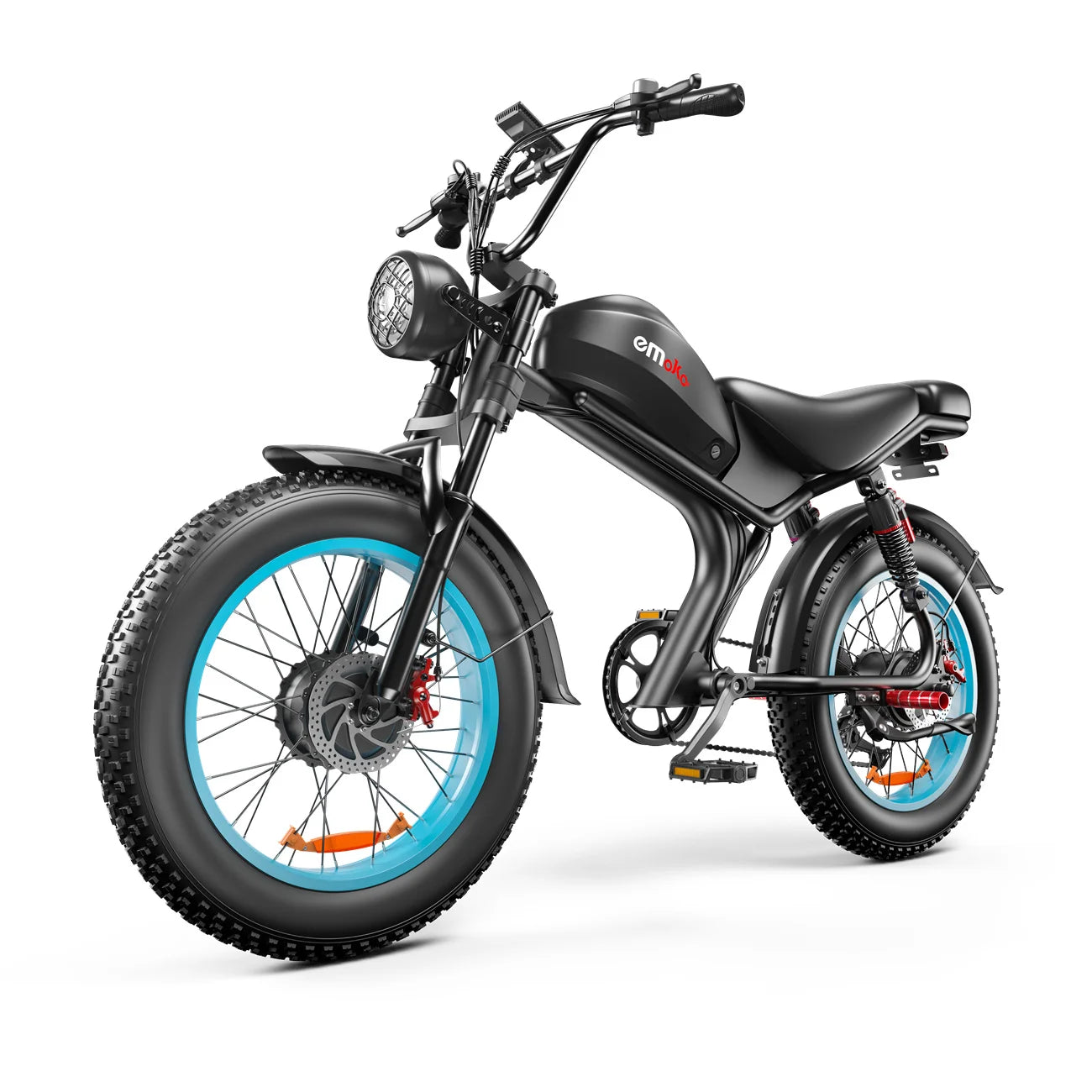 Emoko C93 1000W Dual Motors Fat Tire Electric Mountain Bike
