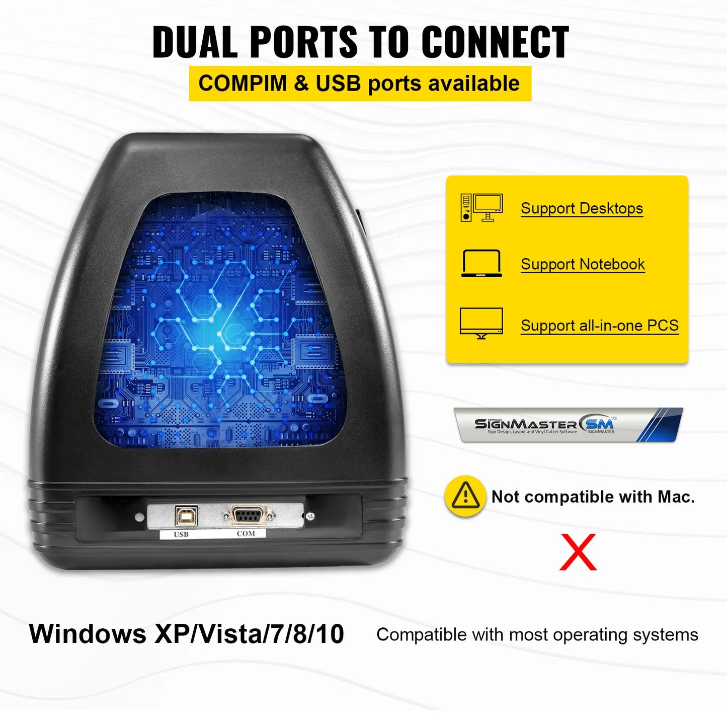 SucceBuy Vinyl Cutter Plotter Advertising Sign Making