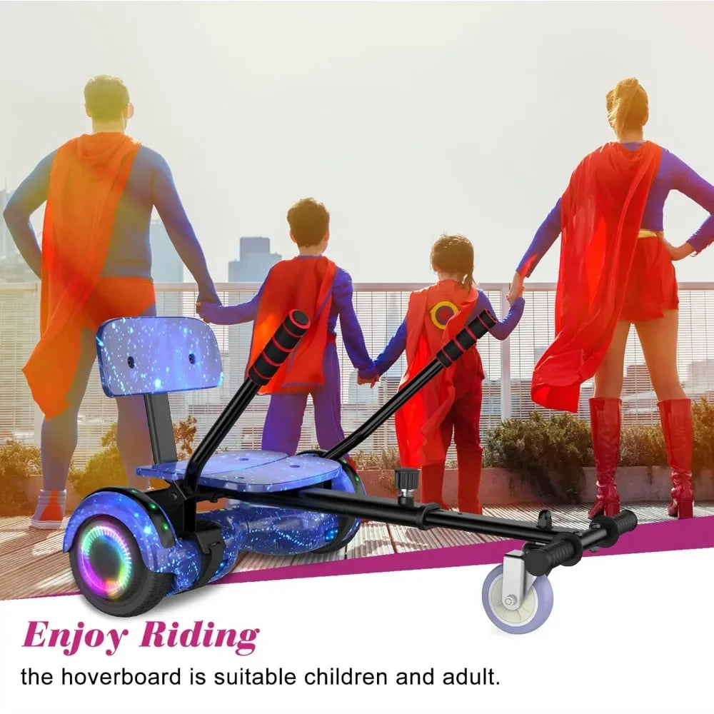 Hoverboard Seat Attachment Go Kart For Kids Safety Enhanced