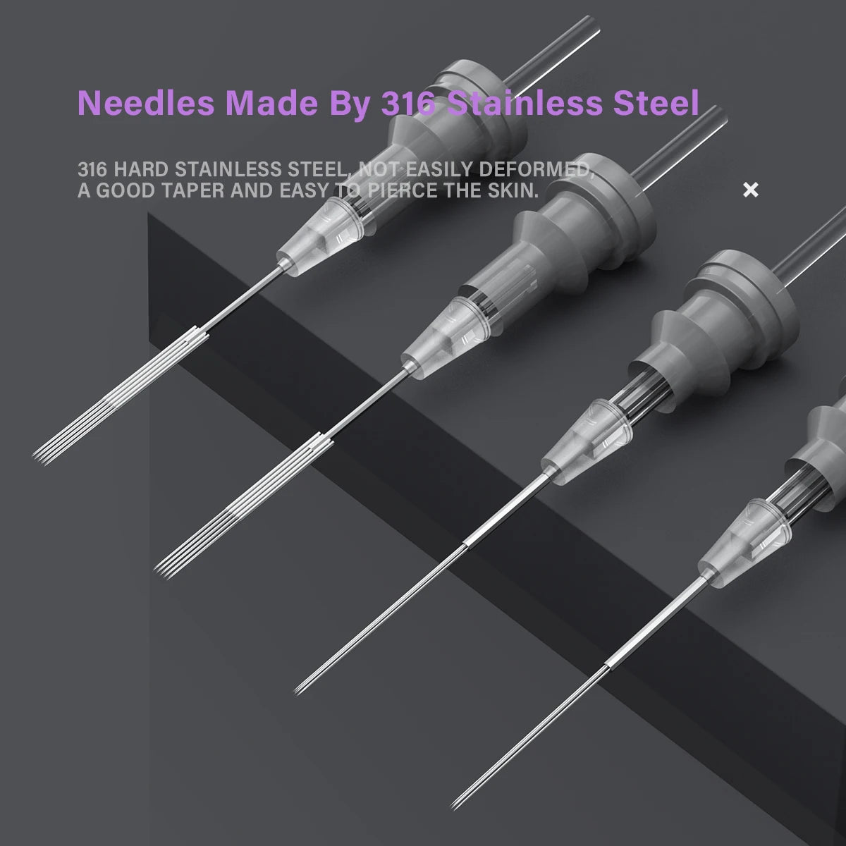 Sterilized Mixed Tattoo Needle Cartridges 50 Pcs Disposable