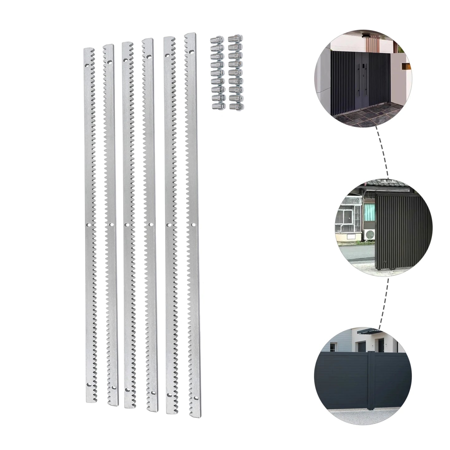 CNCEST Sliding Door Gear Rack Set Durable Rustproof