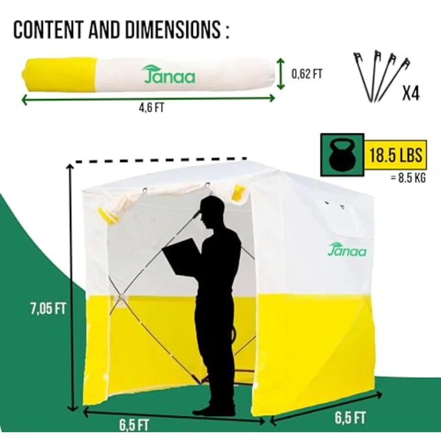 JAX3 Professional Work Tent Pop Up Quick Setup UV50 Waterproof