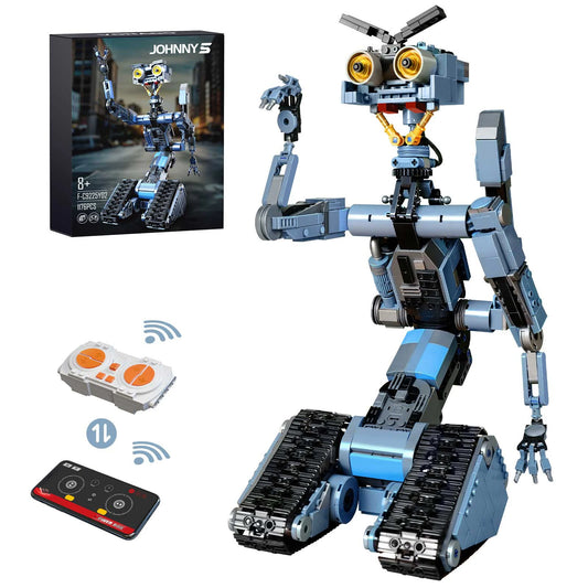 Johnny 5 Robot Building Blocks Set 1176 Pieces With Remote