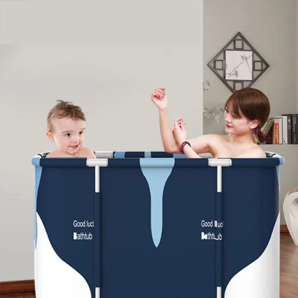 XMSJ Portable Folding Inflatable Bathtub for Indoor Spa