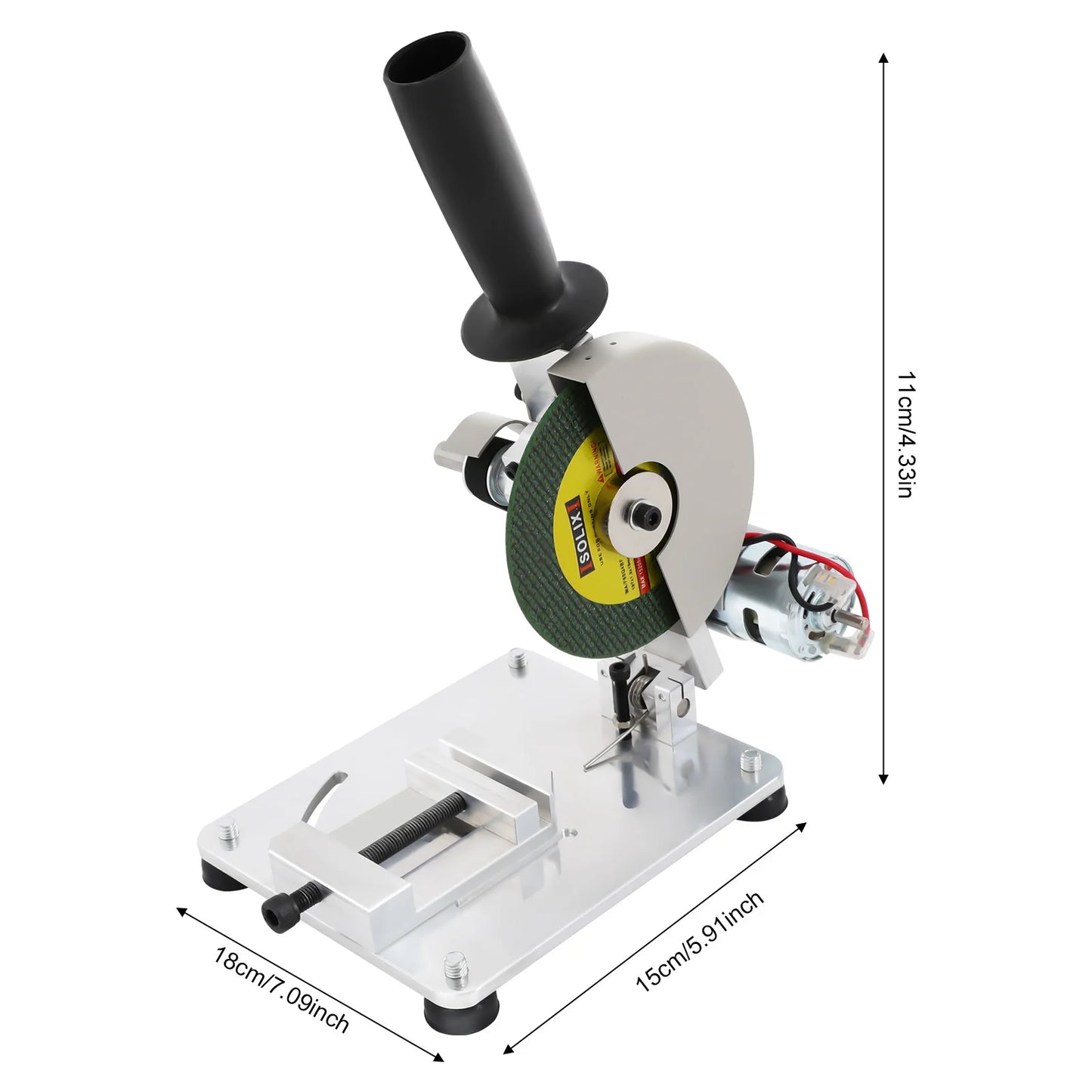 CNCEST Mini Table Saw 96W Portable Tabletop Chop Saw