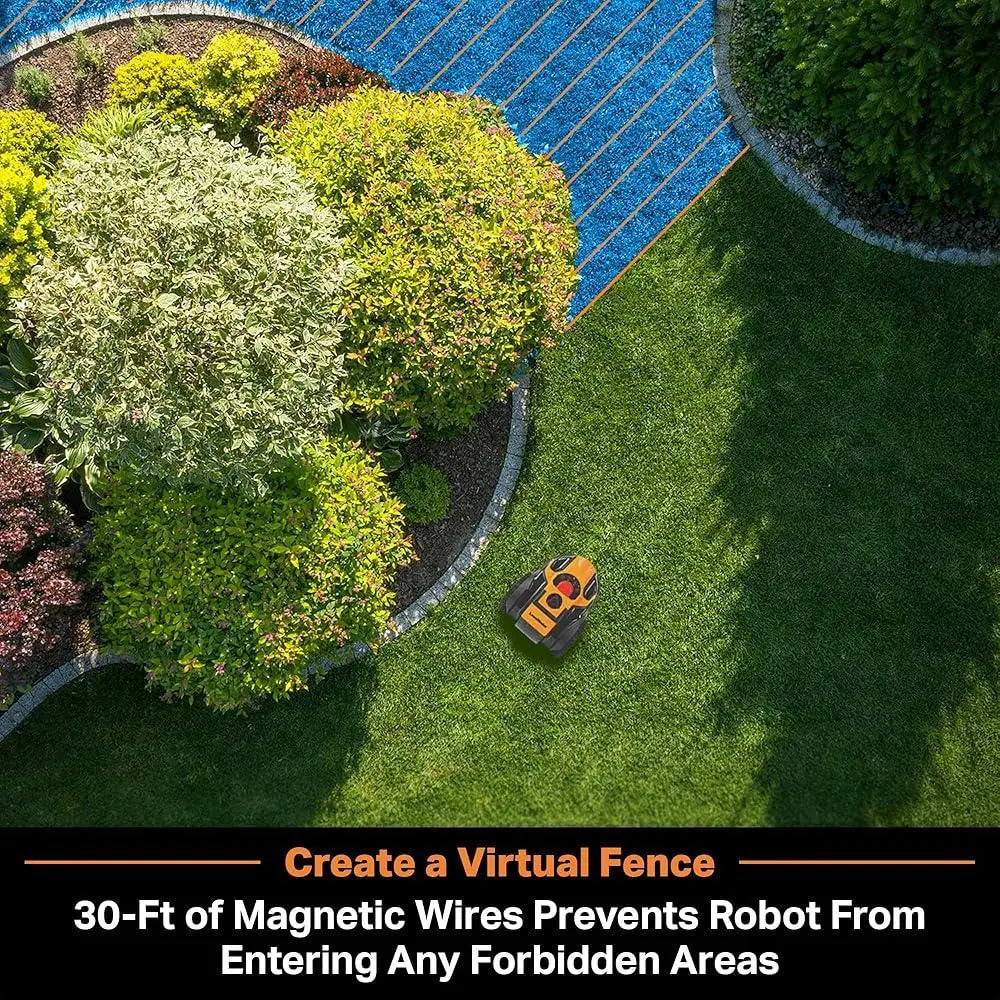 XMSJ Robot Lawn Mower With Optical Navigation Smart Guidance