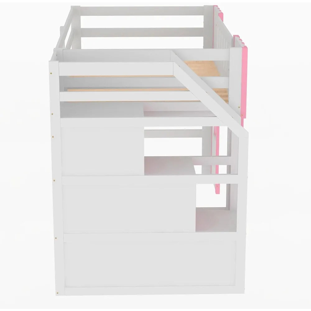 Harper And Bright Designs Loft Bed With Storage Window