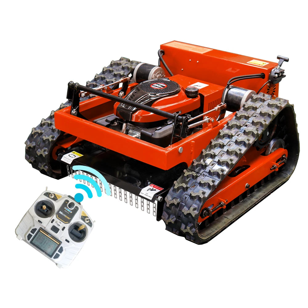 Gasoline Lawn Mower With Remote Control For Lawns Orchards
