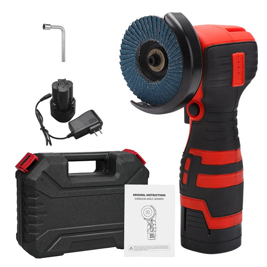 Rechargeable Mini Angle Grinder Cordless Cutting Tool 16.8V