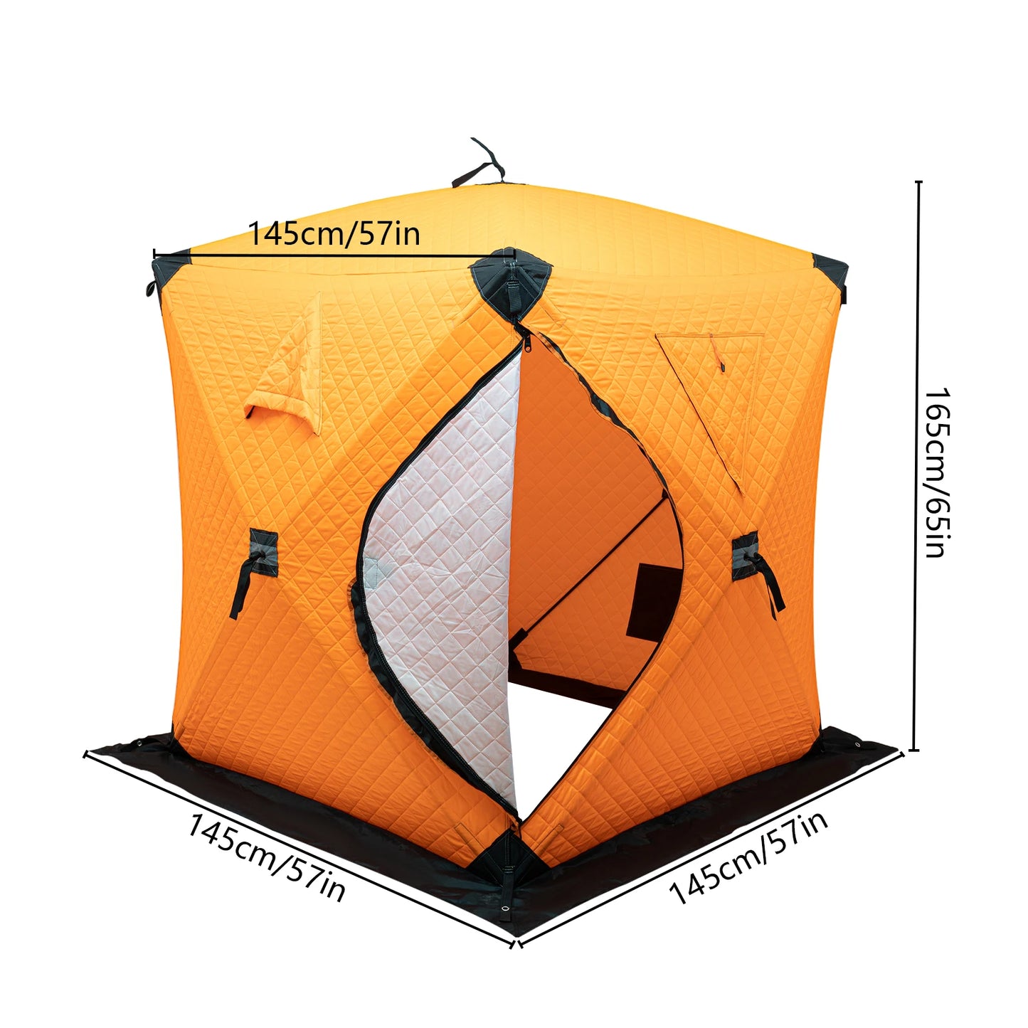 Hign-concerned Ice Fishing Tent Insulated Portable Shelter