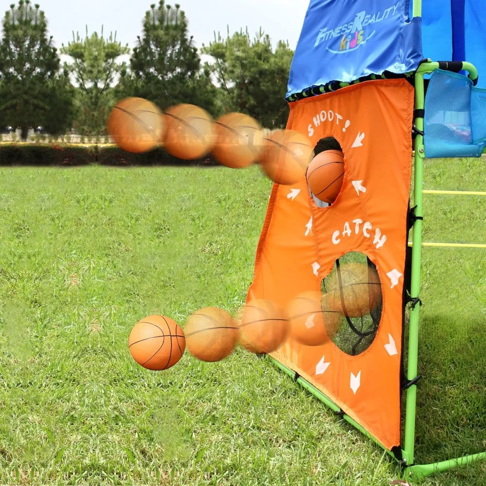 Explorer Adventure Climbing Fort Platform Slide Tent