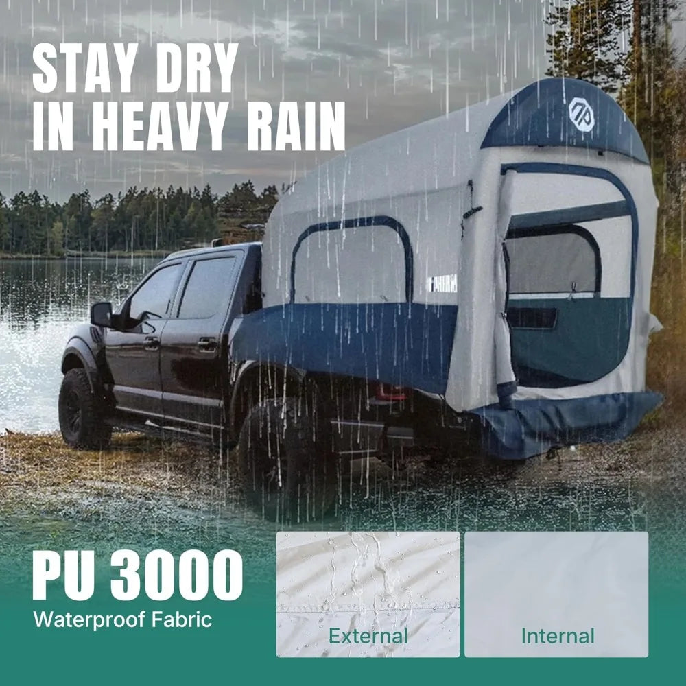 Inflatable Waterproof Truck Bed Tent For Family Camping