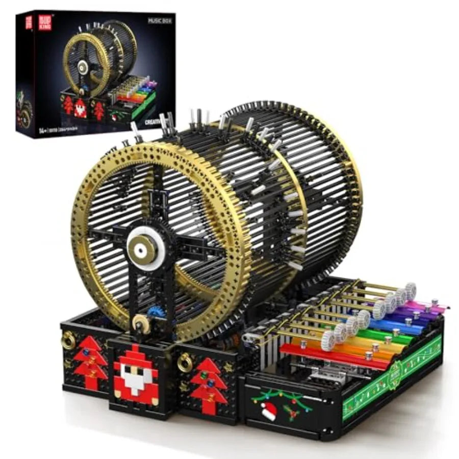 Mould King Music Box Building Blocks Kit With Percussion Syllables