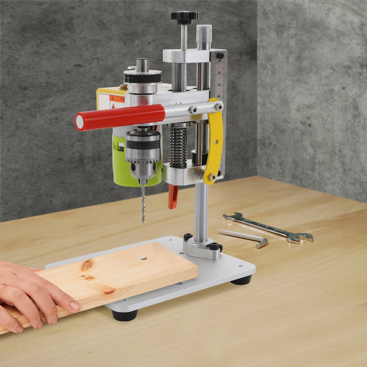 TOOL1SHOoo Mini Drill Workstation Bench Milling Machine