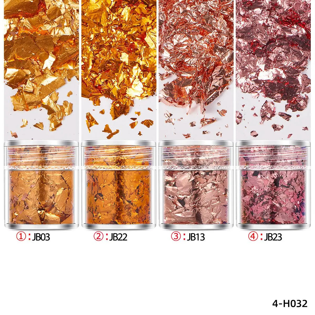 YAKAMOZ Gold Foil Fragments For Epoxy Resin Craft Jewelry