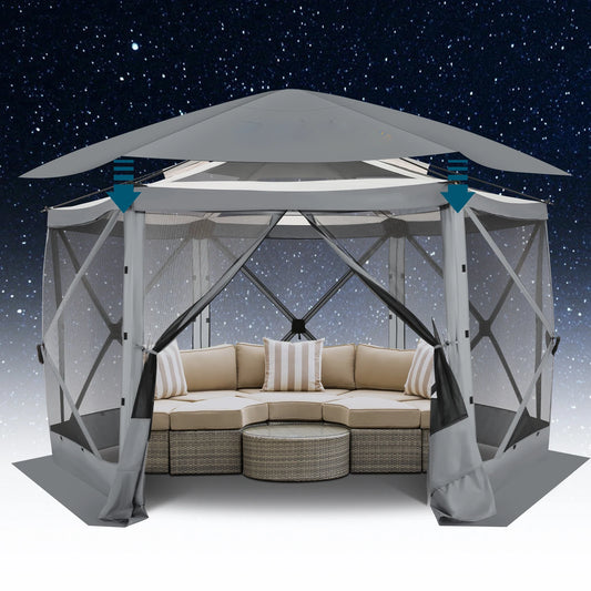 COBIZI Pop Up Gazebo Screen Tent For Outdoor Camping