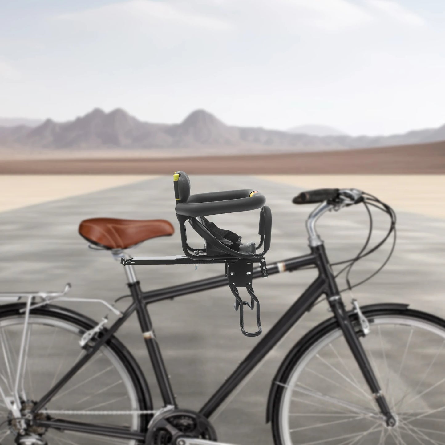 CNCEST Front Mounted Child Bike Seat For Mountain Bikes 35kg