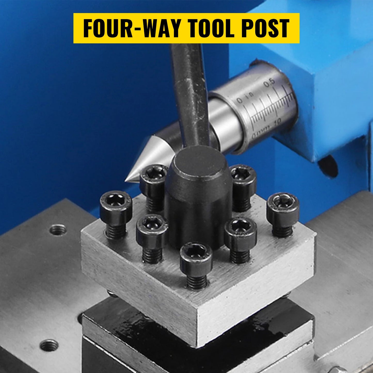 SucceBuy Mini Metal Lathe Machine Variable Speed 550W