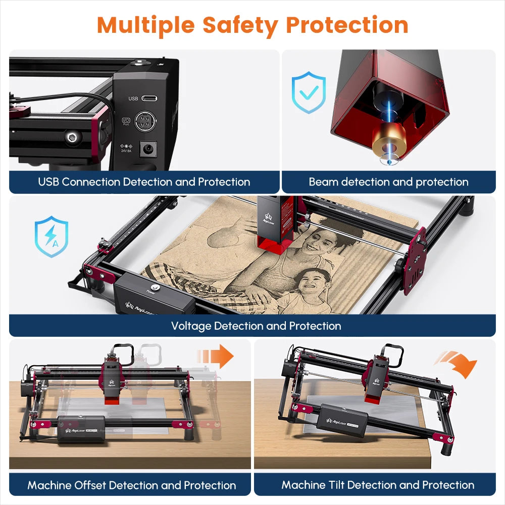 AlgoLaser Mini 5W DIY Kit Laser Engraver CNC Engraving