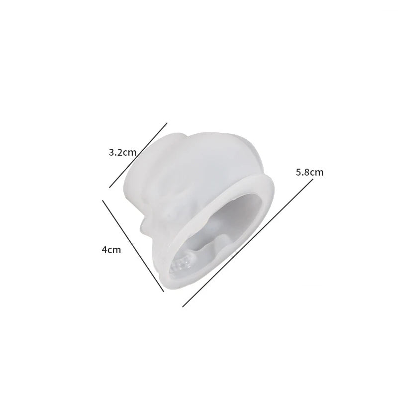 LIEBE ENGEL Skeleton Head Mold Silicone For Epoxy Resin