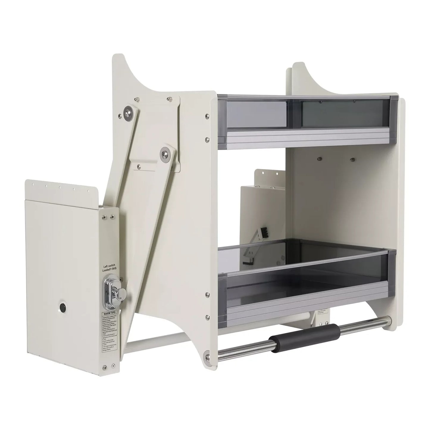 Two Tier Kitchen Pull Down Shelf Upper Cabinet Organizer