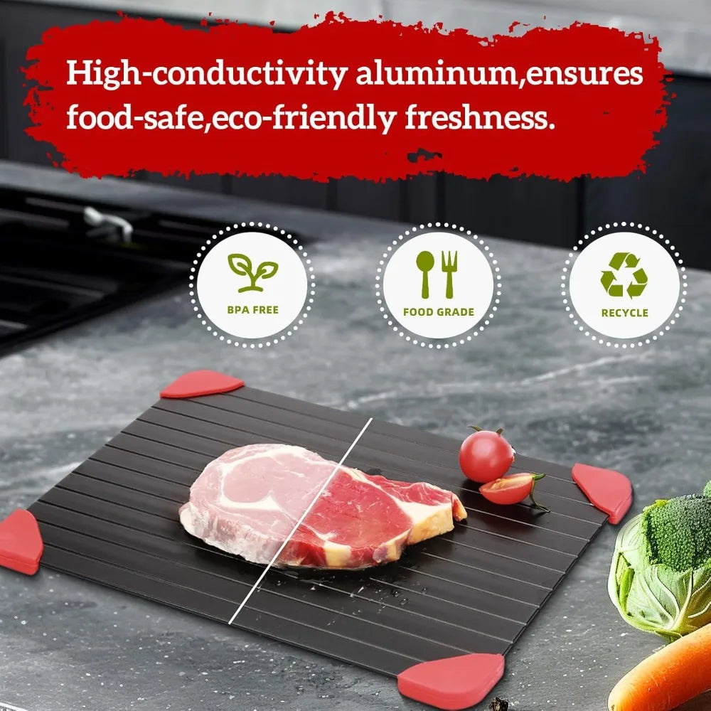 Frozen Meat Defrosting Tray Natural Quick Thaw Plate Kitchen