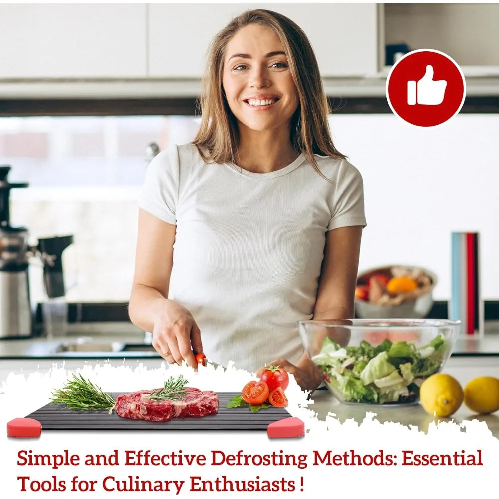 Frozen Meat Defrosting Tray Natural Quick Thaw Plate Kitchen