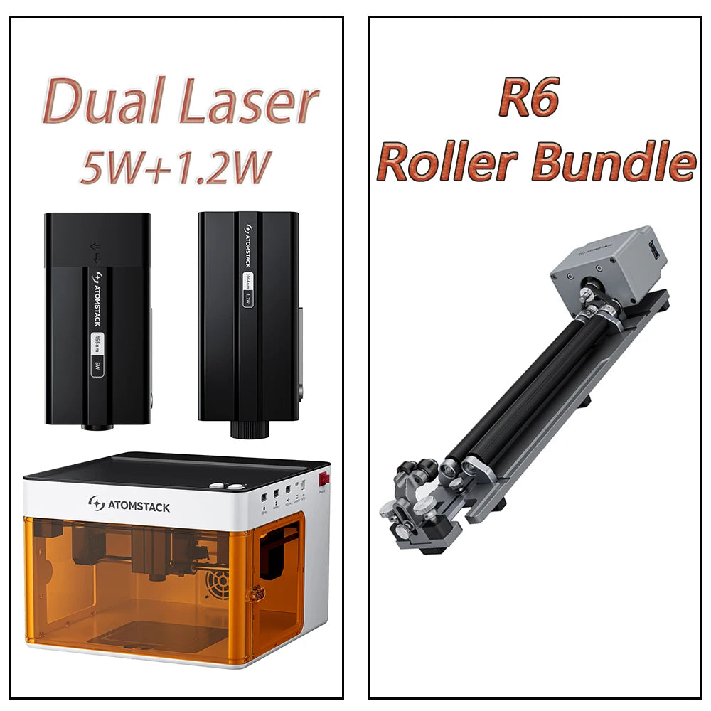 Atomstack P1 Mini Portable Laser Engraver 5W Bluetooth