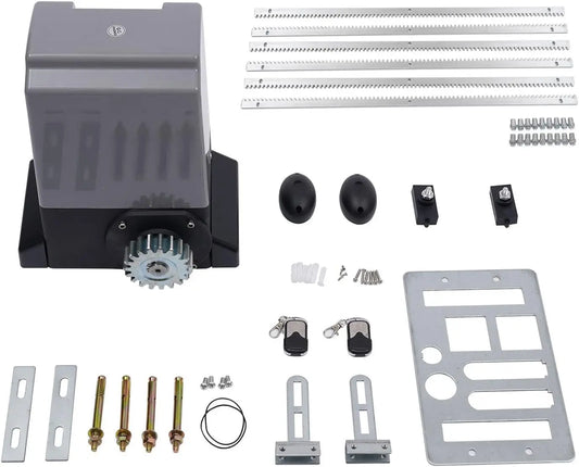 Automatic Sliding Gate Opener Kit 2000kg With Remotes 6m