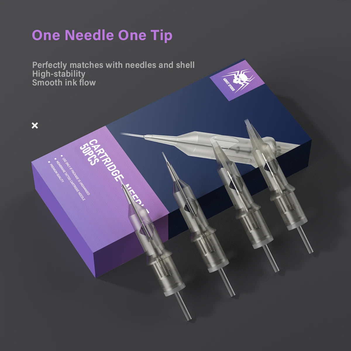 Sterilized Mixed Tattoo Needle Cartridges 50 Pcs Disposable