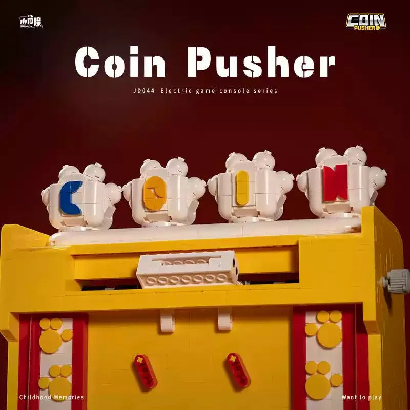 Barweer MOC Coin Pusher Building Blocks Toy Gift Set