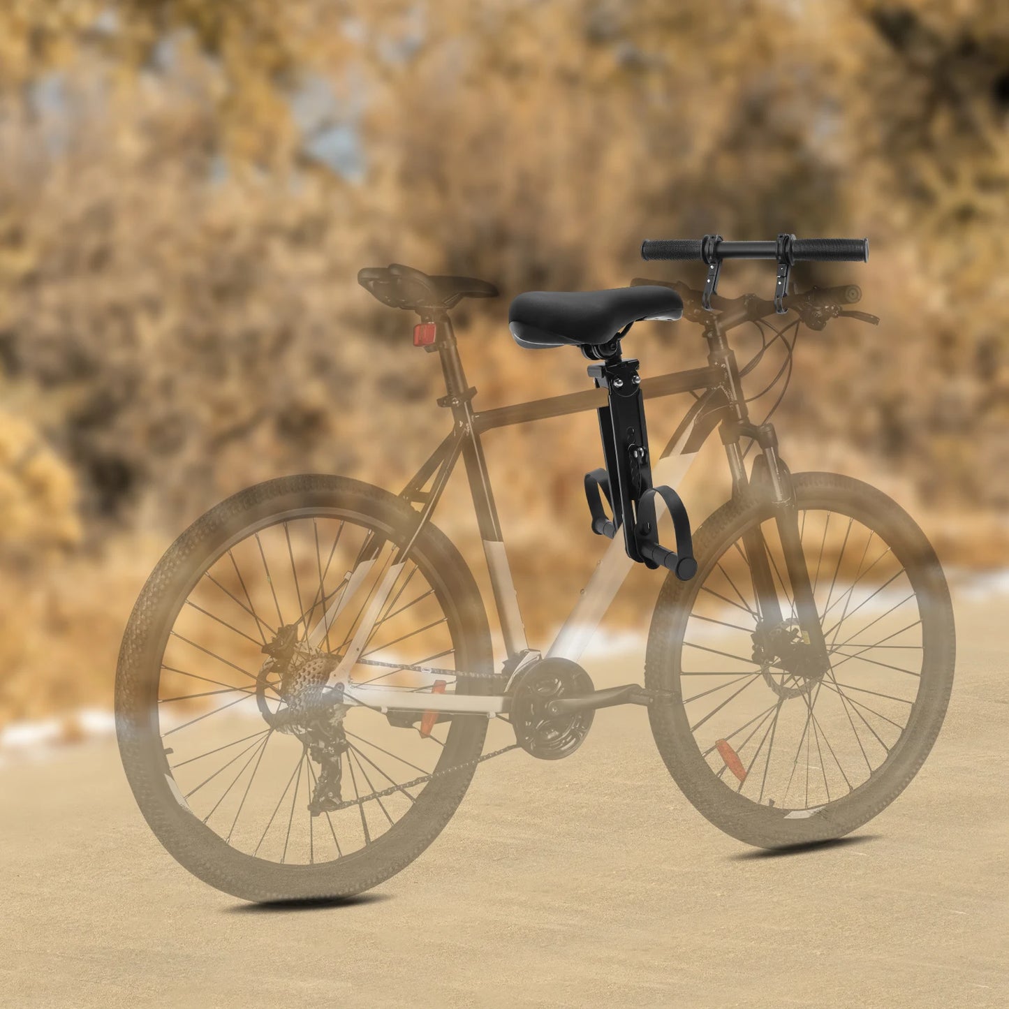 Hignconcerned Child Bike Seat With Support Frame And Belt