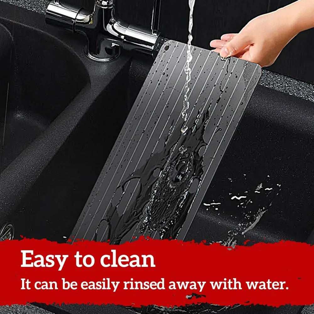 Frozen Meat Defrosting Tray Natural Quick Thaw Plate Kitchen