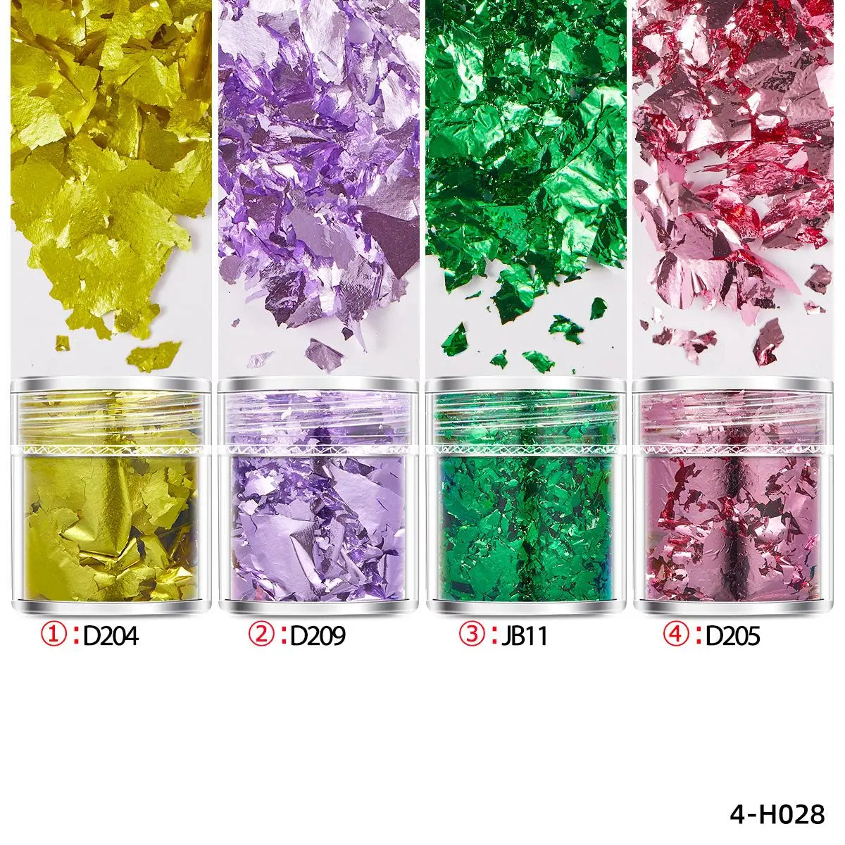 YAKAMOZ Gold Foil Fragments For Epoxy Resin Craft Jewelry