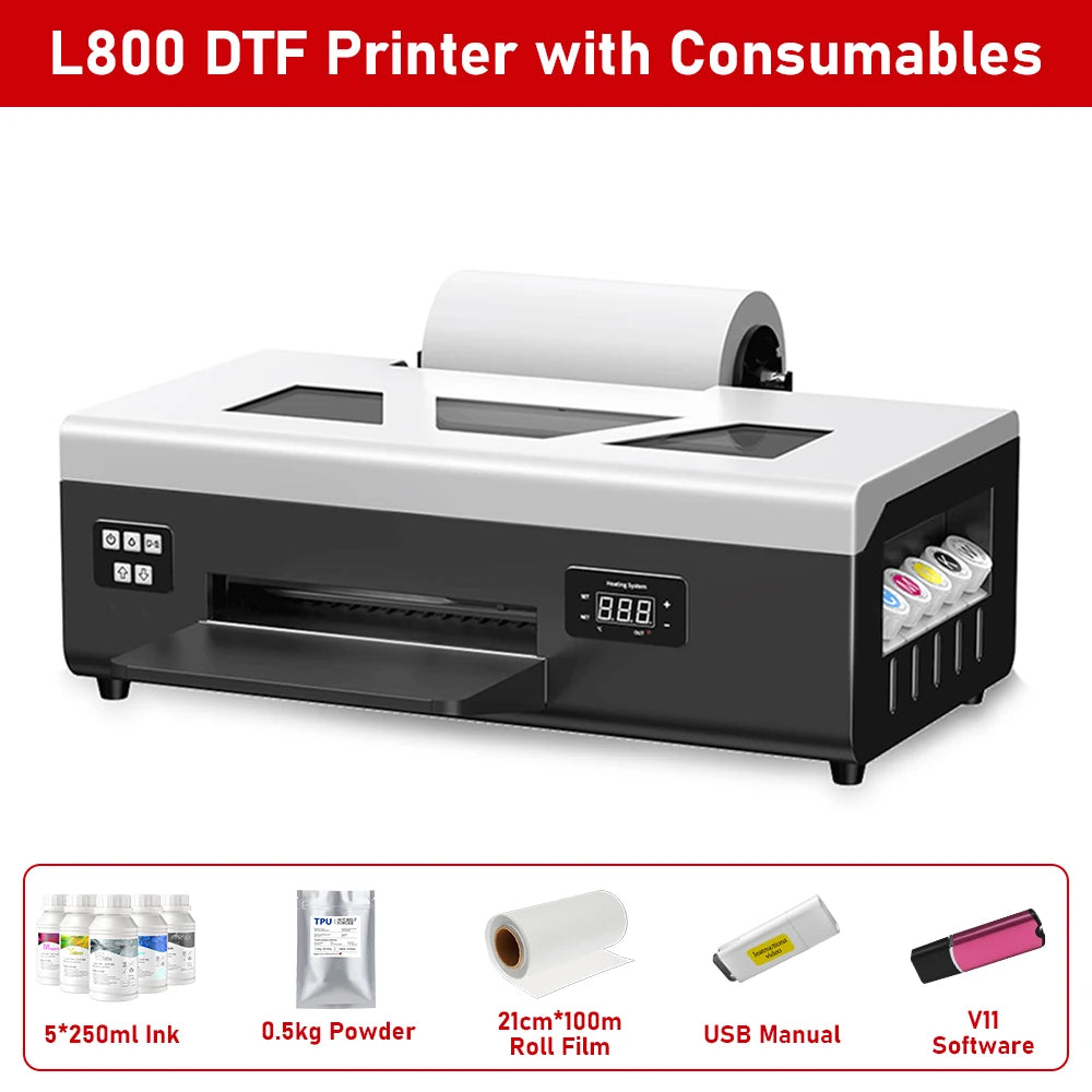GMXZEC Epson L805 Direct To Film DTF Printer For Clothes