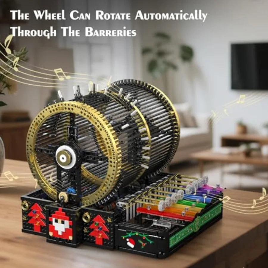 Mould King Music Box Building Blocks Kit With Percussion Syllables