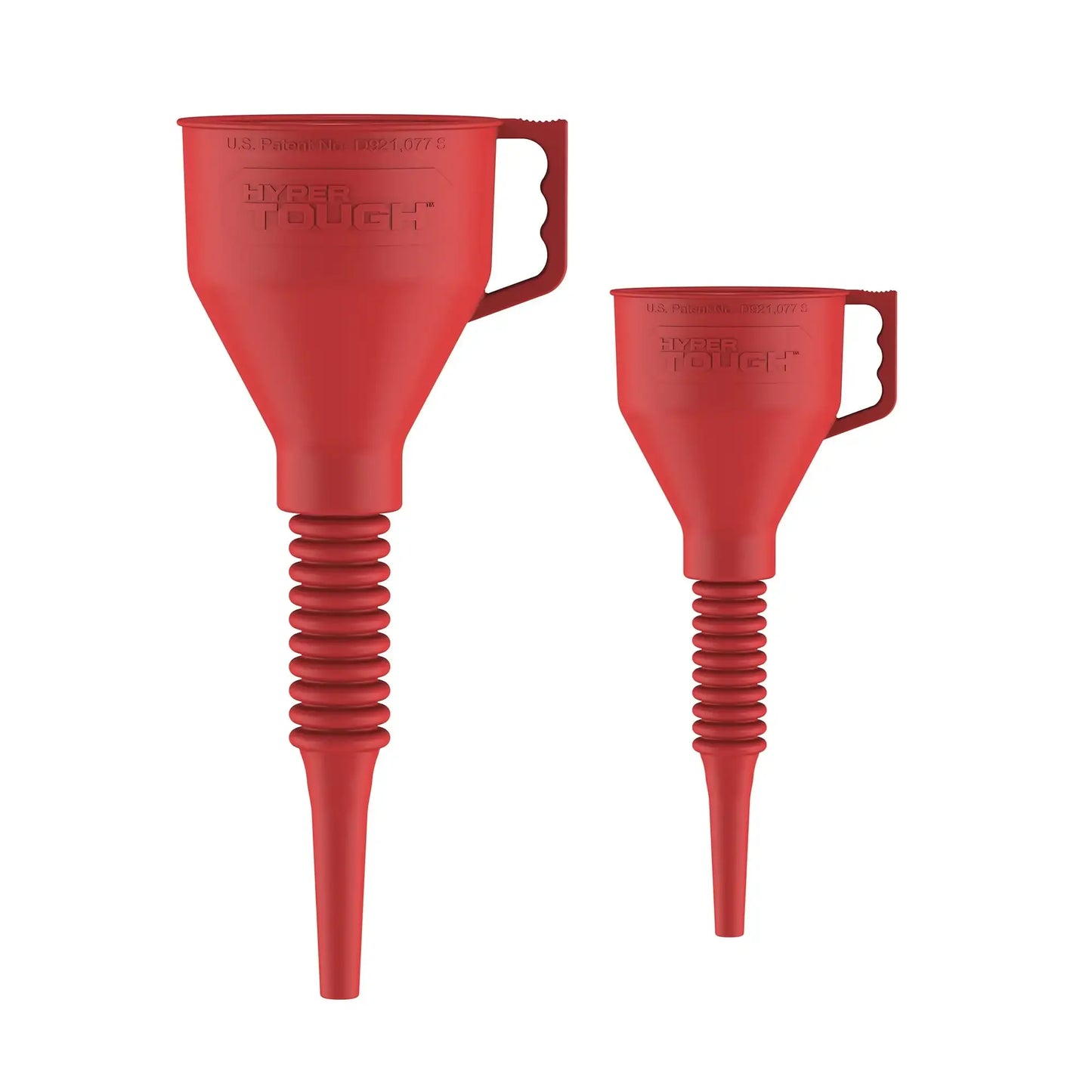 Assorted Flexible Rubber Funnel Set Collapsible For Kitchen