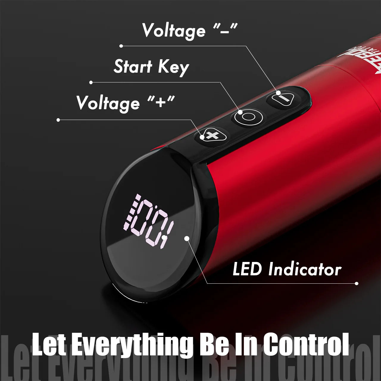 Neebol Unibody Wireless Tattoo Pen Kit With Needles