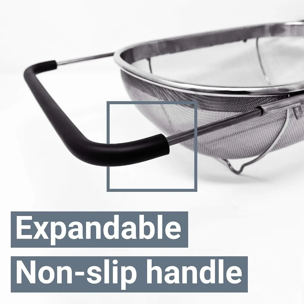 Hignconcerned Over Sink Colander Basket Stainless Mesh