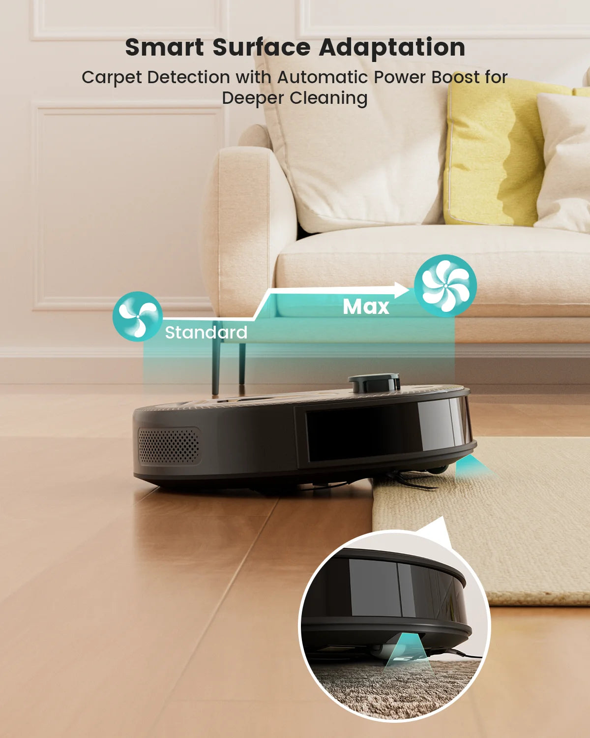 Lefant M330 Pro Robot Vacuum And Mop 5000Pa LiDAR Alexa