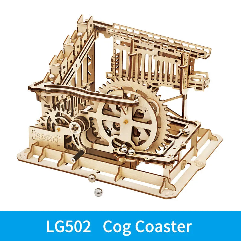 Robotime Marble Night City 3D Wooden Puzzle Waterwheel