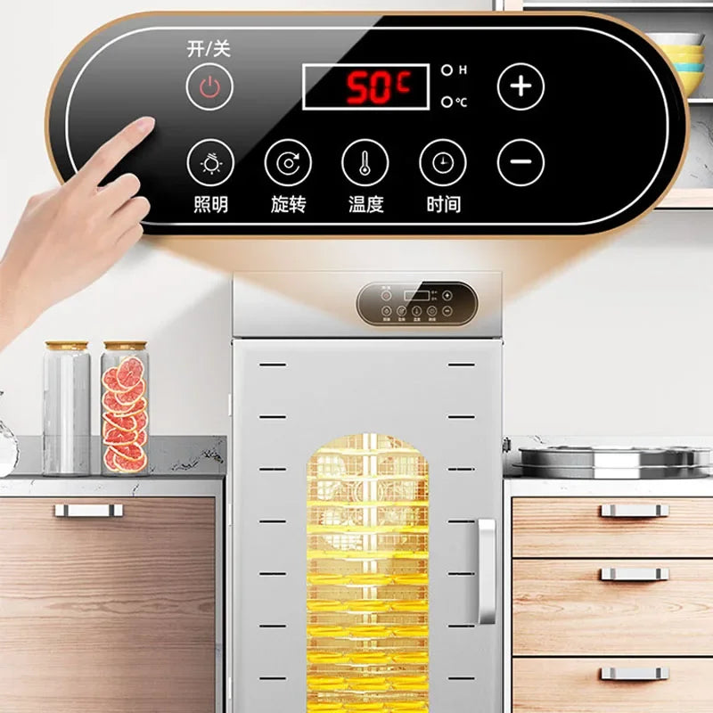 YunlinLi 2000W 20Layer Dehydrator For Fruits And Vegetables