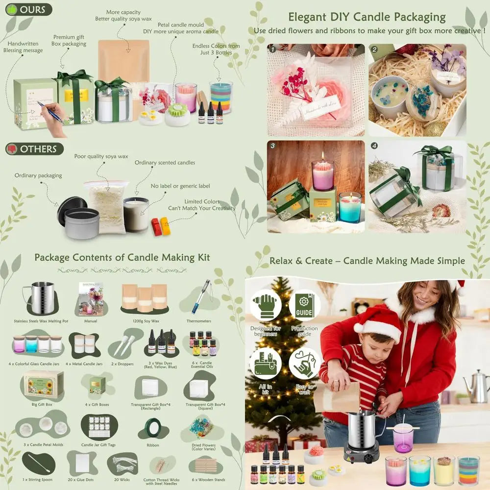 All In One Candle Making Kit For Beginners And Adults