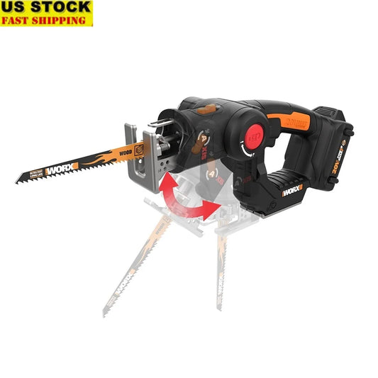 XMSJ 20V Cordless Reciprocating Jig Saw 2 In 1 Tool