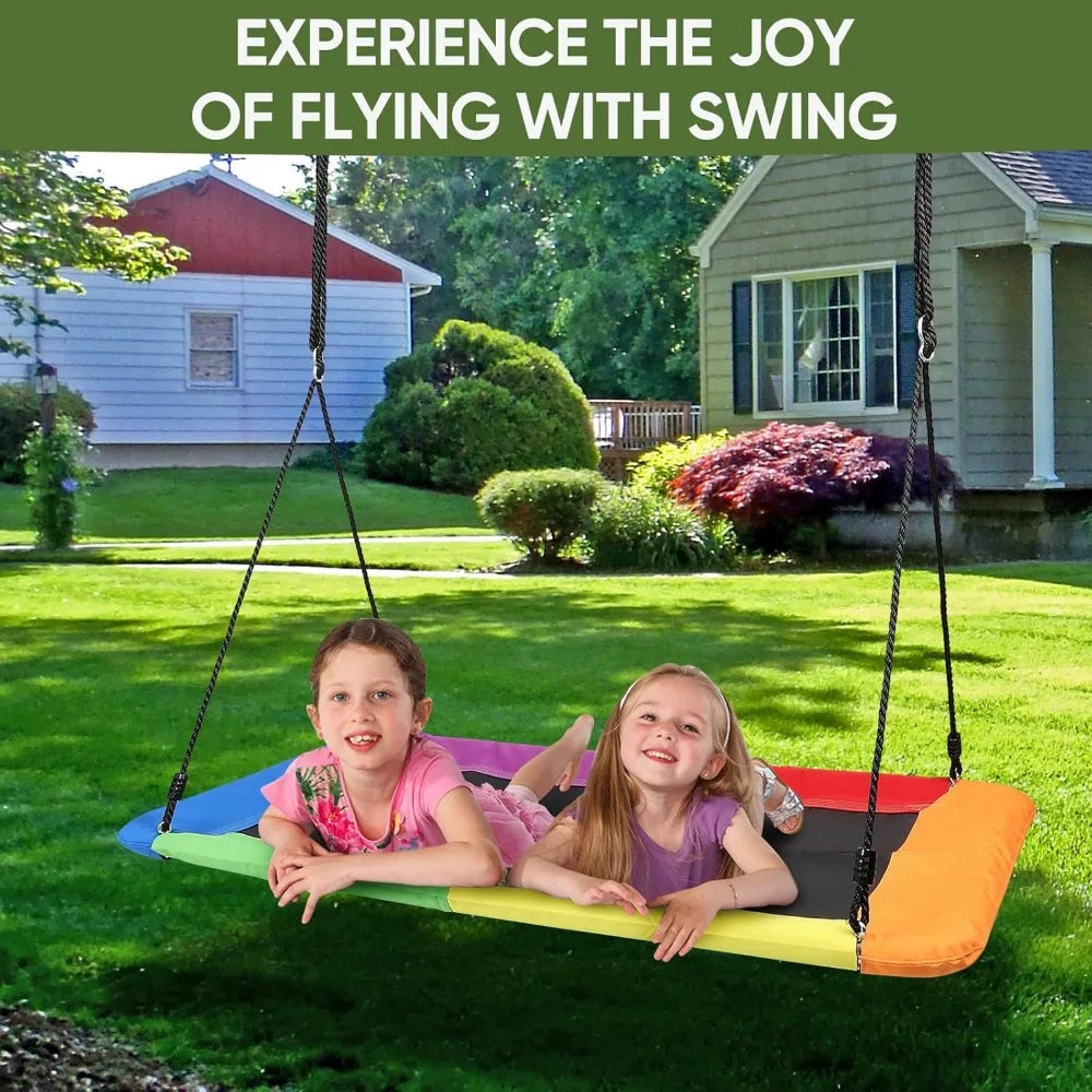 Platform Tree Swing for Kids and Adults with Durable Straps