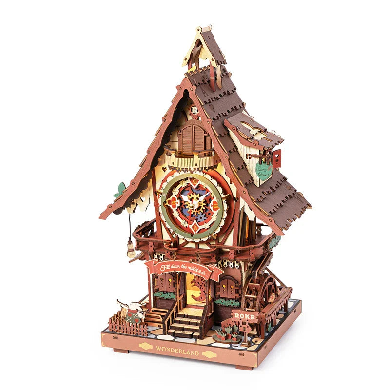 Robotime Rokr Cuckoo Clock Kit Black Forest 3D Puzzle