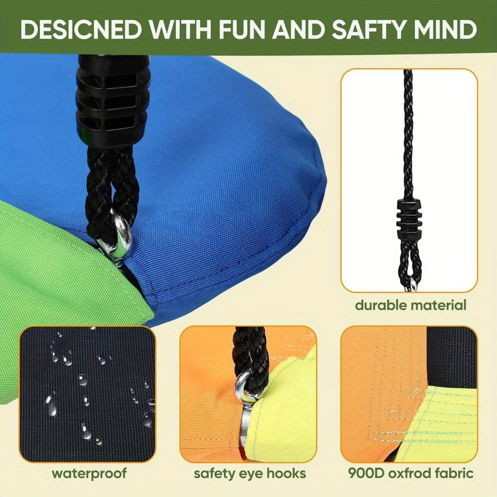 Platform Tree Swing for Kids and Adults with Durable Straps