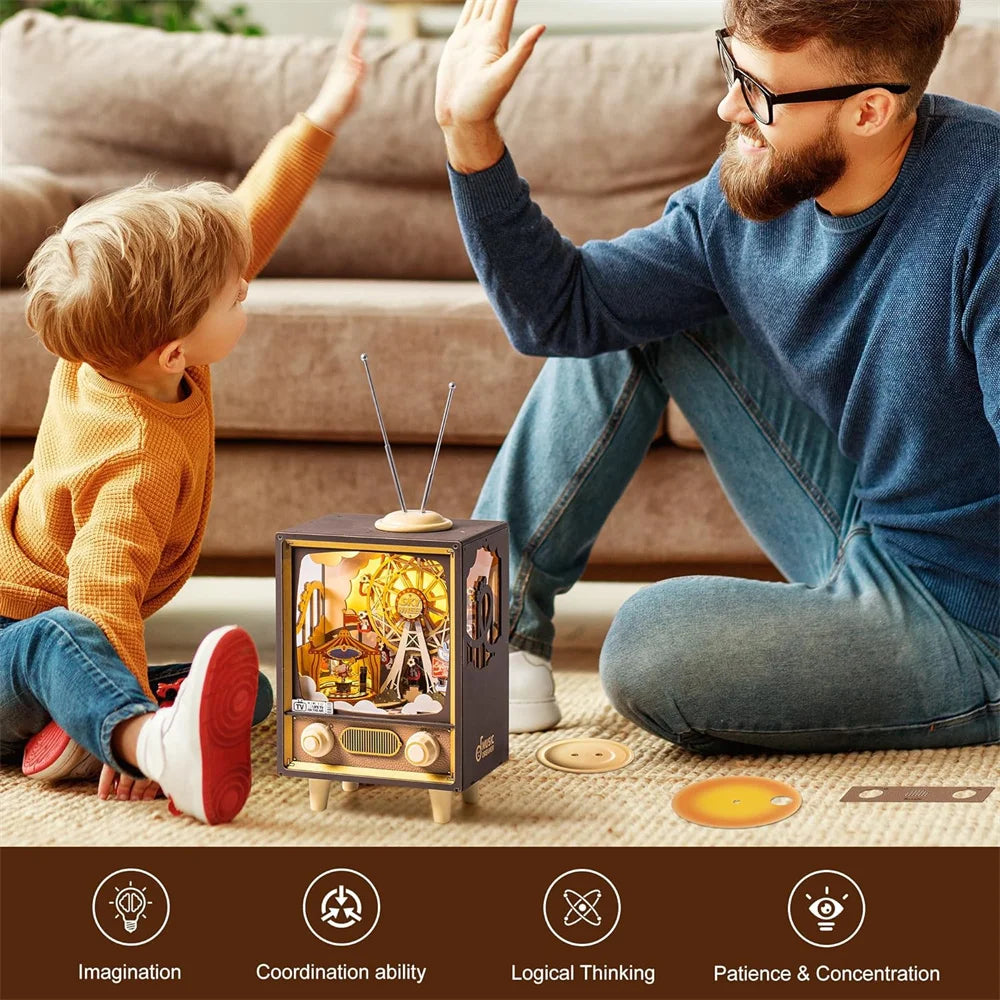 Robotime Sunset Carnival Music Box 3D Puzzle AMT01