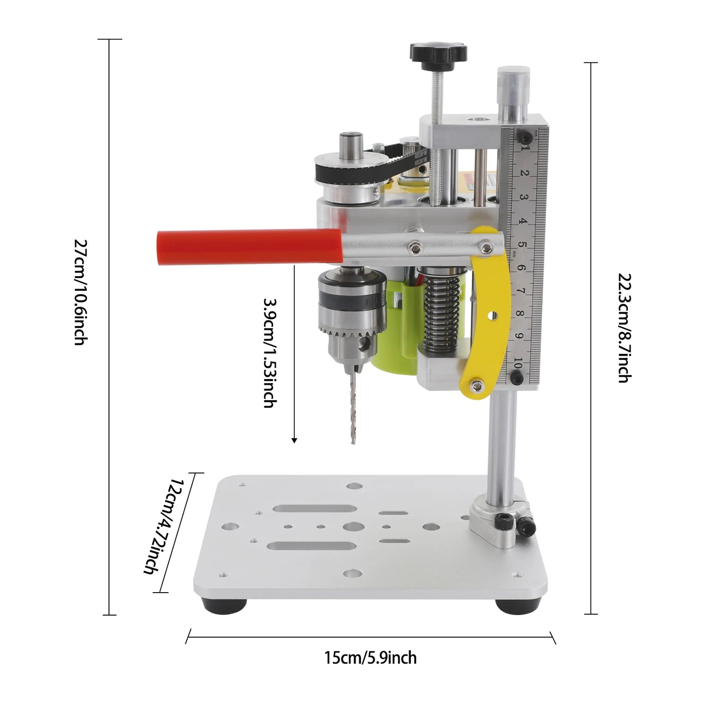 TOOL1SHOoo Mini Drill Workstation Bench Milling Machine